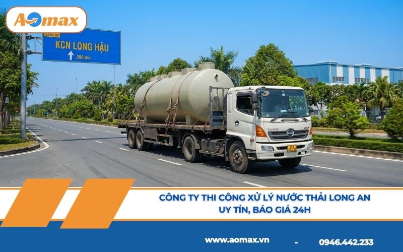 Công ty thi công xử lý nước thải Long An uy tín, báo giá 24h