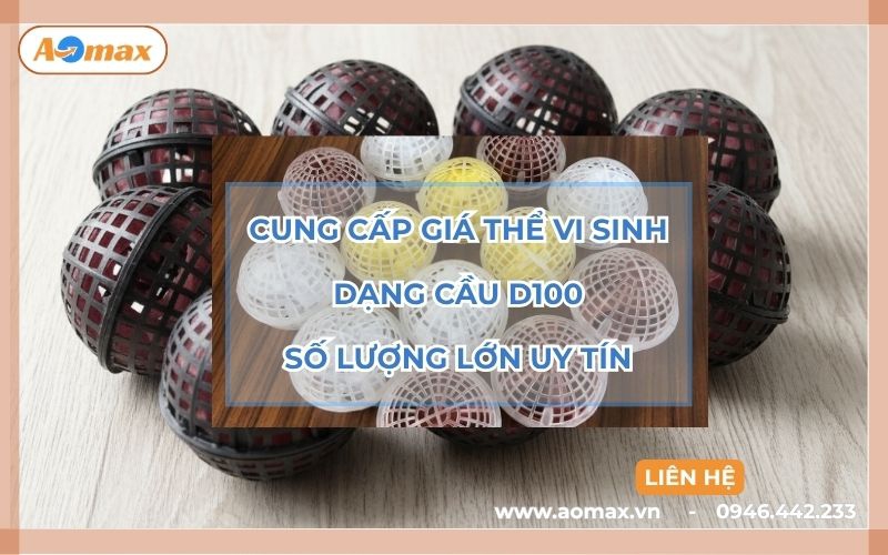 Cung cấp giá thể vi sinh dạng cầu D100 số lượng lớn uy tín