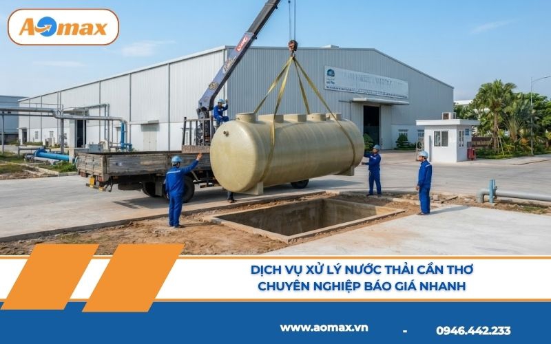 Dịch vụ xử lý nước thải Cần Thơ chuyên nghiệp báo giá nhanh
