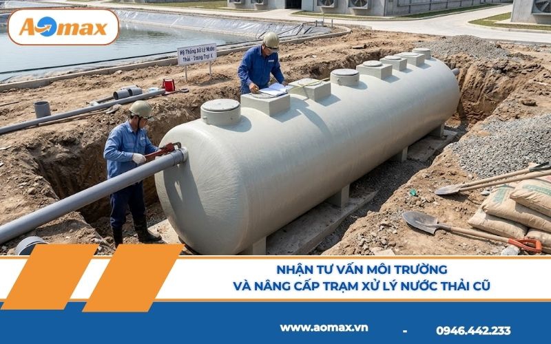 Nhận tư vấn môi trường và nâng cấp trạm xử lý nước thải cũ