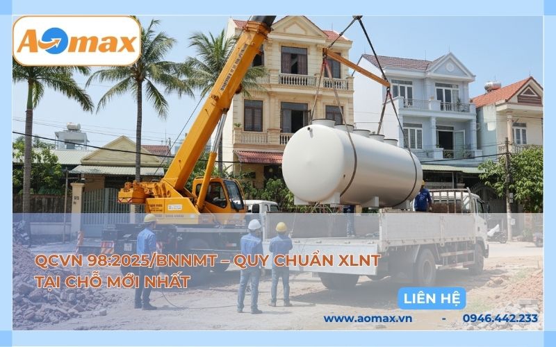QCVN 98:2025/BNNMT – Quy chuẩn XLNT tại chỗ mới nhất