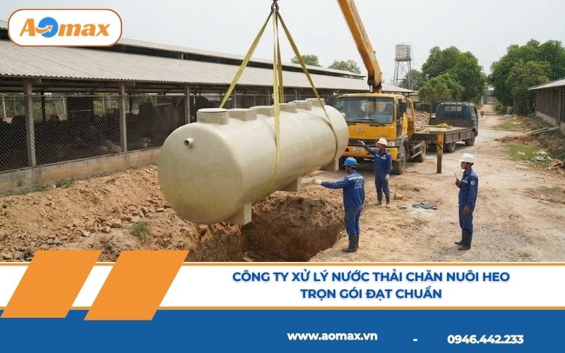 Công ty xử lý nước thải chăn nuôi heo trọn gói đạt chuẩn