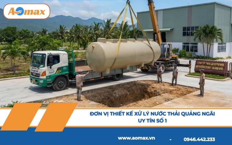 Đơn vị thiết kế xử lý nước thải Quảng Ngãi uy tín số 1