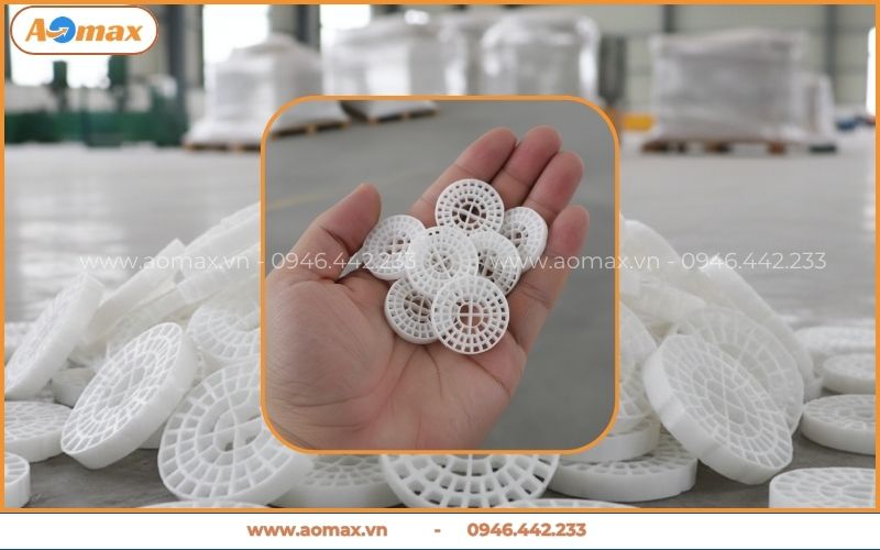 Giá thể vi sinh dạng bánh xe được sử dụng nhiều nhất hiện nay