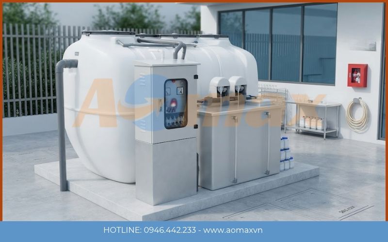 Báo giá hệ thống xử lý nước thải y tế module composite FRP