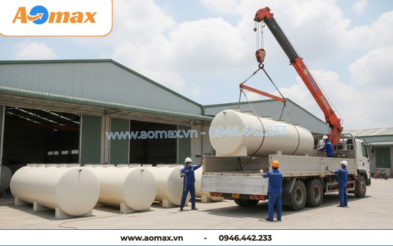 Xưởng sản xuất module xử lý nước thải tại chỗ AOmax.