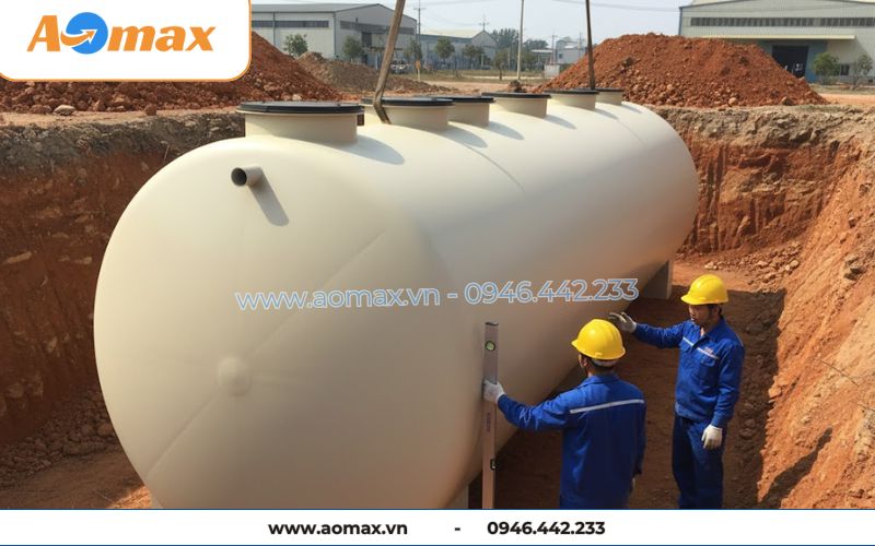 Lắp đặt module xử lý nước thải tại chỗ.