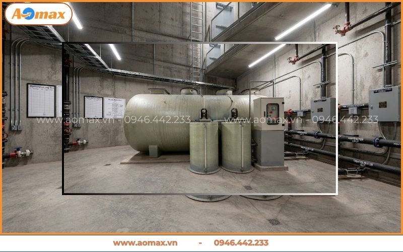 Đội ngũ kỹ sư AOmax thi công xử lý nước thải sinh hoạt khu dân cư