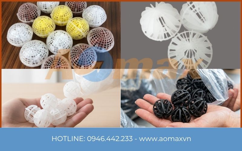 Giá thể xử lý nước thải dạng cầu xử lý nước thải