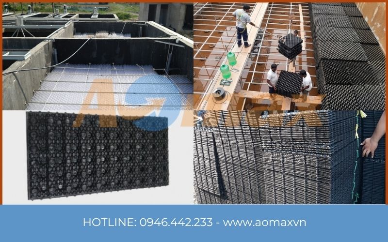 Giá thể xử lý nước thải dạng tổ ong giá tốt
