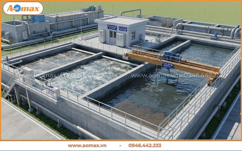 Hình ảnh bể xử lý nước thải công nghệ SBR