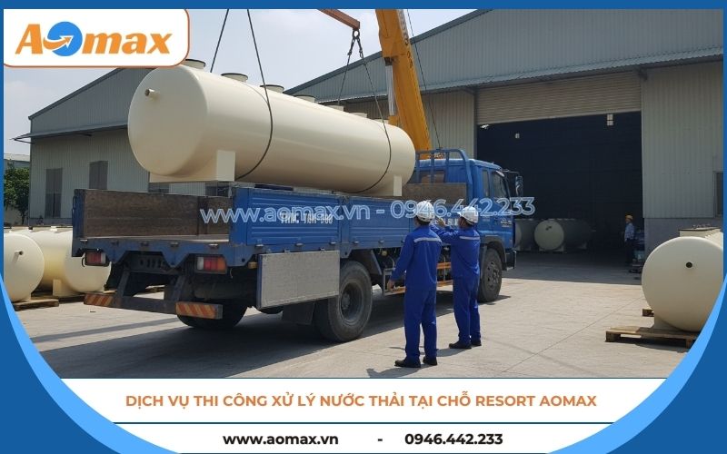 Dịch vụ tư vấn xử lý nước thải tại chỗ resort AOmax