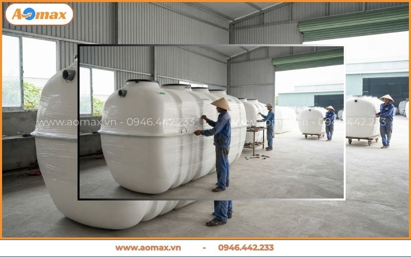 Hệ thống xử lý nước thải sinh hoạt gia đình khu vực chưa có cống chung