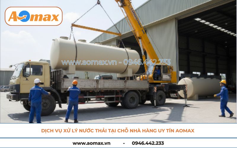Dịch vụ xử lý nước thải tại chỗ nhà hàng uy tín AOmax.