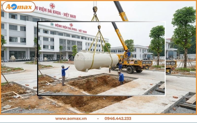 Thi công trọn gói hệ thống xử lý nước thải y tế bệnh viện đa khoa