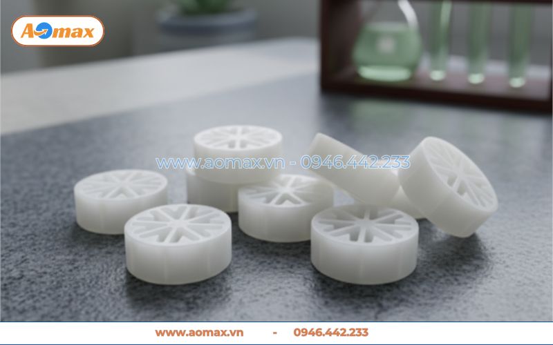 Giá thể bánh xe MBBR xử lý nước thải sinh hoạt