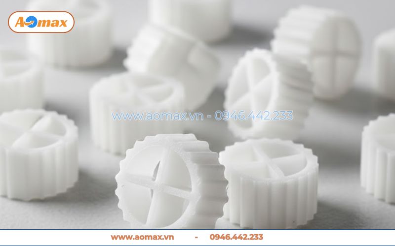 Giá thể vi sinh dạng bánh xe MBBR D10xH10