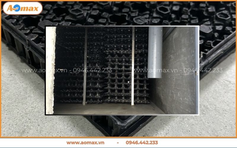 Giá thể vi sinh dạng tổ ong trong bể hiếu khí Aerotank