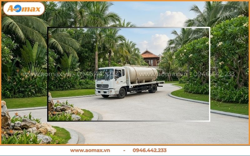 Module hợp khối hệ thống xử lý nước thải khu resort bằng composite