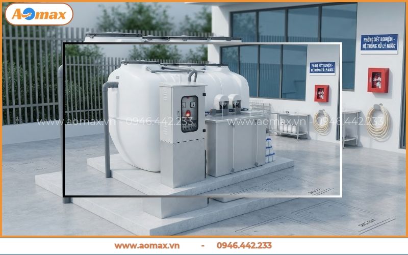Hệ thống xử lý nước thải phòng xét nghiệm mini cho phòng lab nhỏ