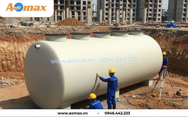 Dự án lắp đặt hệ thống xử lý nước thải tại chỗ 10m3/ngày AOmax Jokaso
