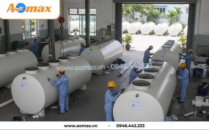 AOmax sản xuất trực tiếp hệ thống xử lý nước thải tại chỗ 11m3/ngày