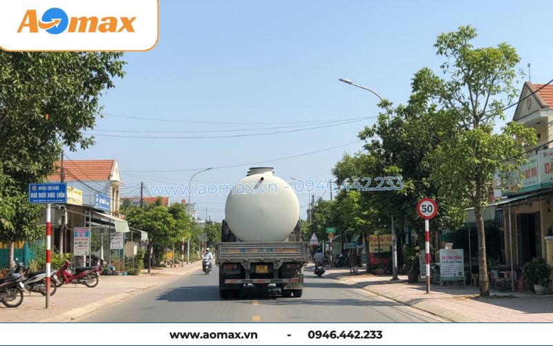 Hệ thống xử lý nước thải tại chỗ 11m3/ngày AOmax Jokaso đang trên đường vận chuyển
