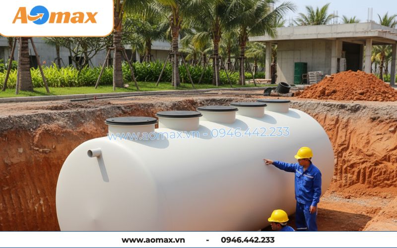 Lắp đặt hệ thống xử lý nước thải tại chỗ 12m3/ngày cho khu nghỉ dưỡng