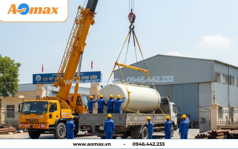 Thi công lắp đặt hệ thống xử lý nước thải tại chỗ 13m3/ngày AOmax Jokaso