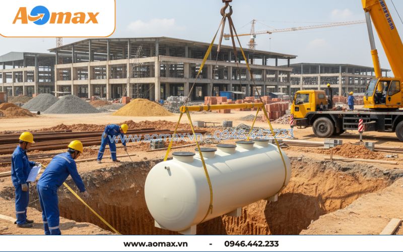 Dự án lắp đặt hệ thống xử lý nước thải tại chỗ 13m3/ngày AOmax