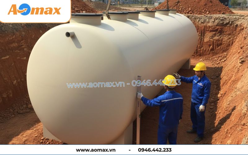 Dự án lắp đặt hệ thống xử lý nước thải tại chỗ 14m3/ngày