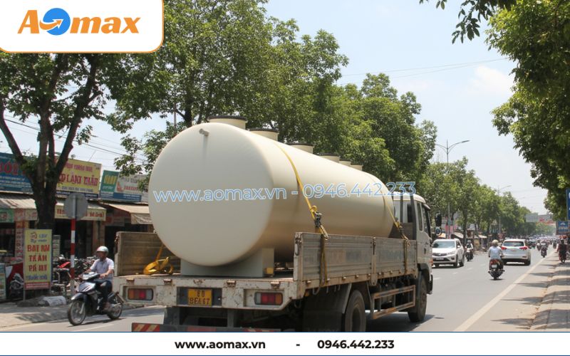 Vận chuyển hệ thống xử lý nước thải tại chỗ 16m3
