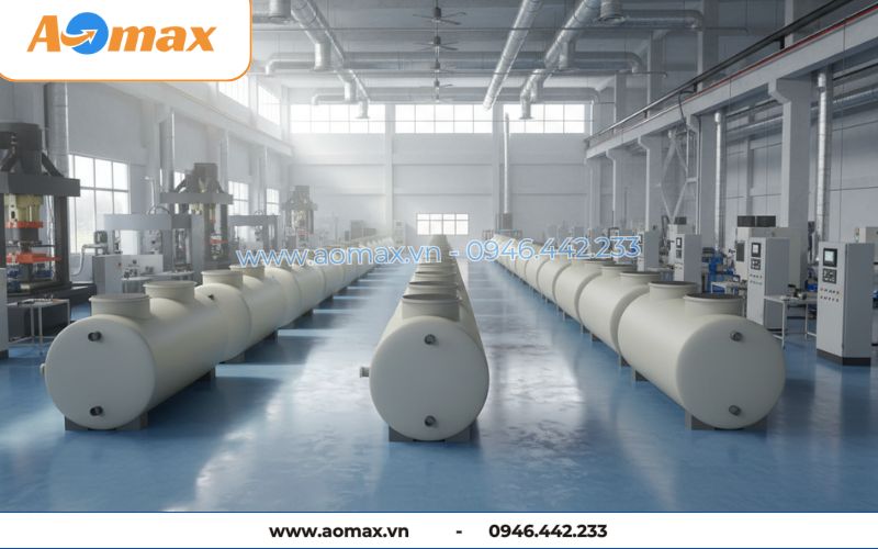 hệ thống xử lý nước thải tại chỗ 2m3 chính hãng