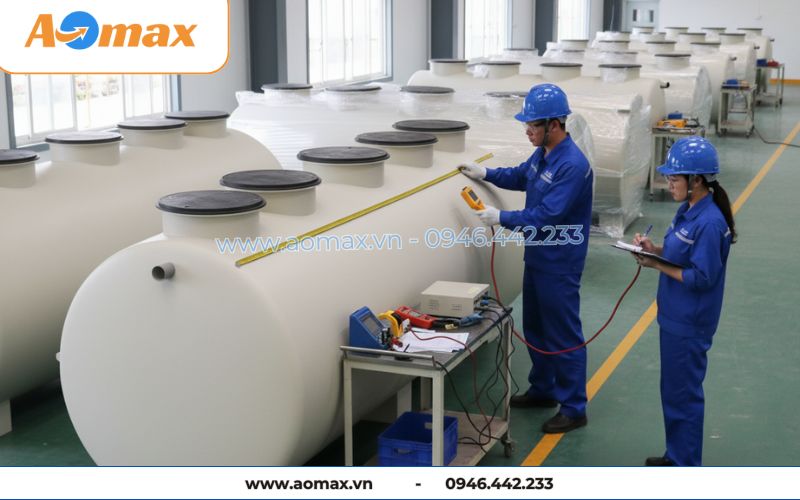 Xưởng sản xuất hệ thống xử lý nước thải tại chỗ 5m3 AOmax Jokaso chính hãng