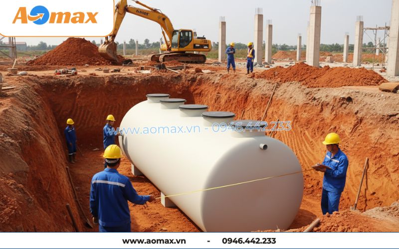 Dự án lắp đặt hệ thống xử lý nước thải tại chỗ 7m3/ngày AOmax Jokaso