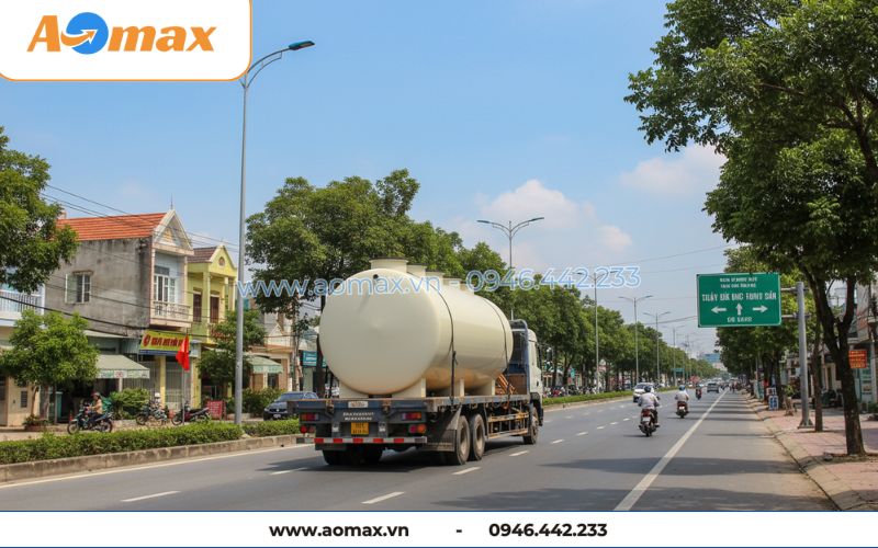 Hệ thống xử lý nước thải tại chỗ 9m3/ngày đang trên đường vận chuyển