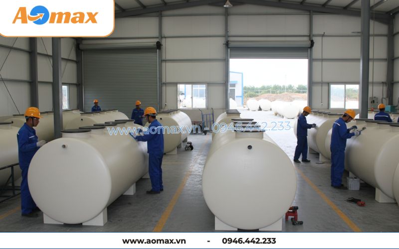 AOmax sản xuất trực tiếp hệ thống xử lý nước thải tại chỗ 9m3/ngày