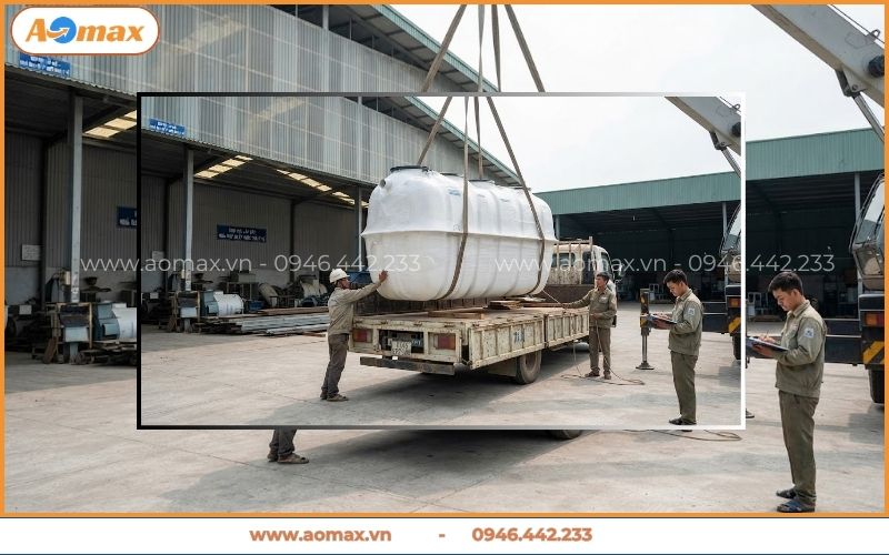 Đội ngũ AOmax thi công hệ thống xử lý nước thải y tế trọn gói