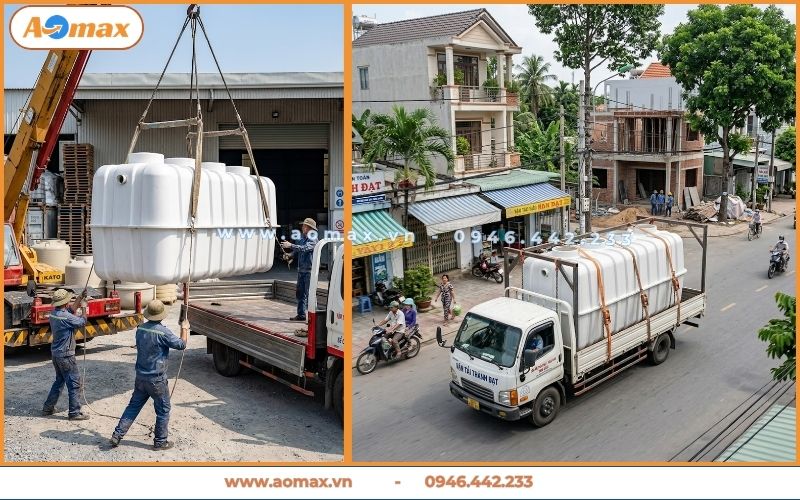 Tư vấn chi tiết giá bể tự hoại Composite trọn gói.