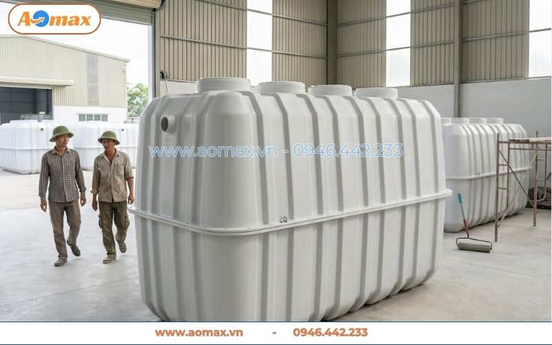 Bể tự hoại Composite 10m3 giá tốt nhất thị trường