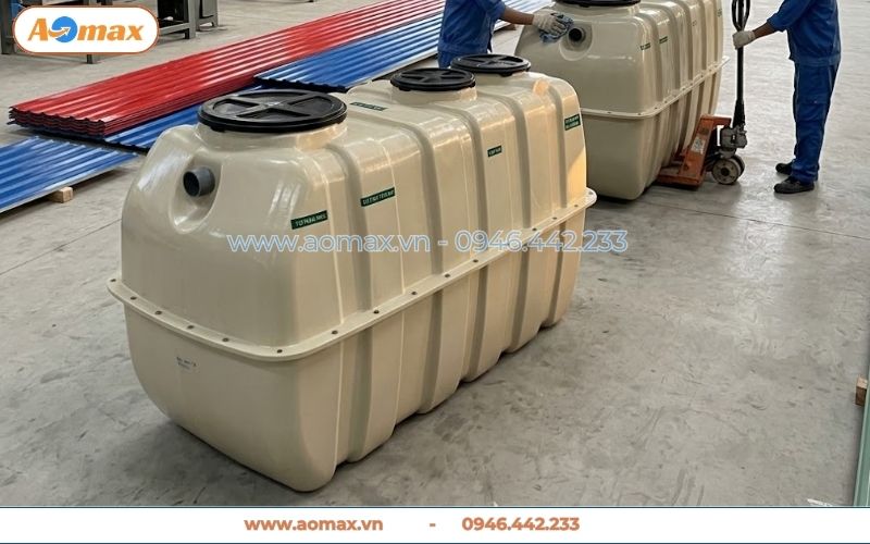 Bể tự hoại Composite 3m3 chịu lực tốt không lo nứt vỡ