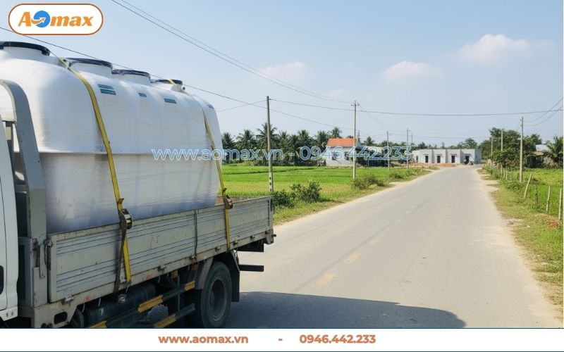 Giao nhanh bể tự hoại Composite 4m3 tận công trình