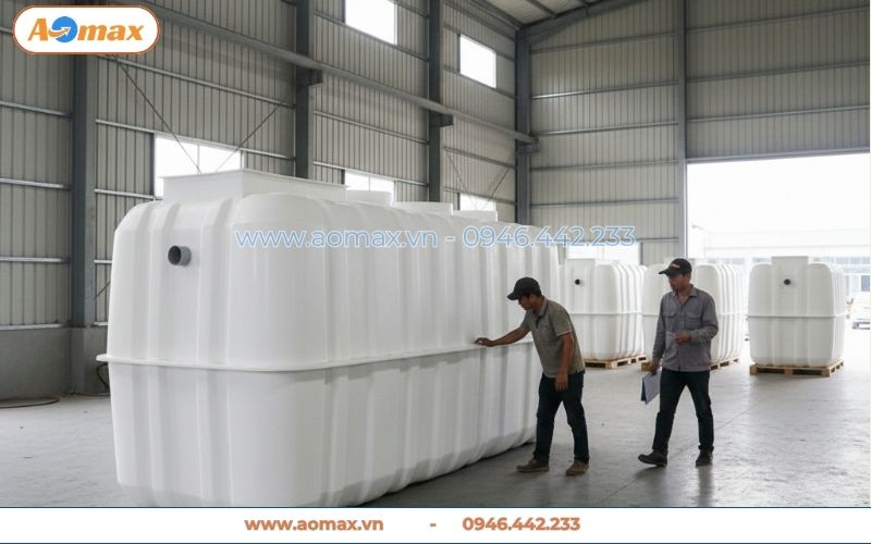 Mẫu bể tự hoại Composite 7m3 chất lượng tốt nhất