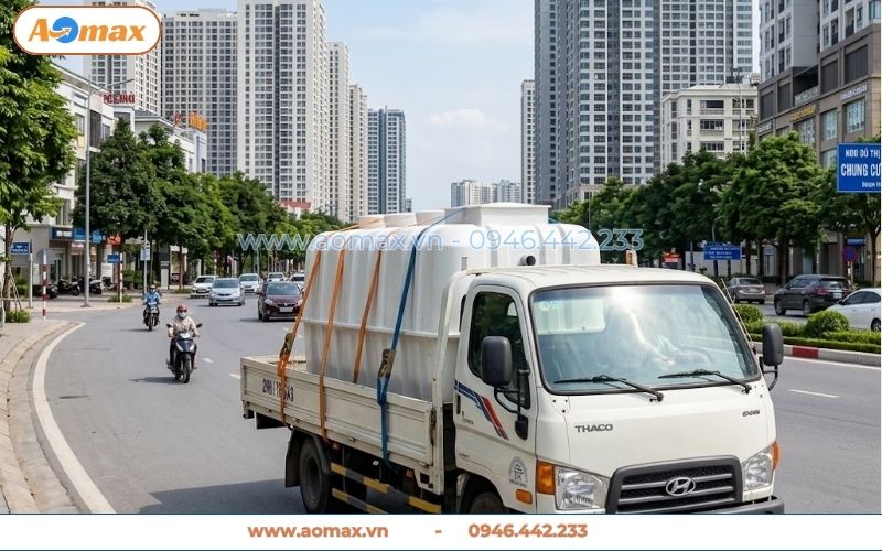 Giao nhanh bể tự hoại Composite 7m3 toàn quốc