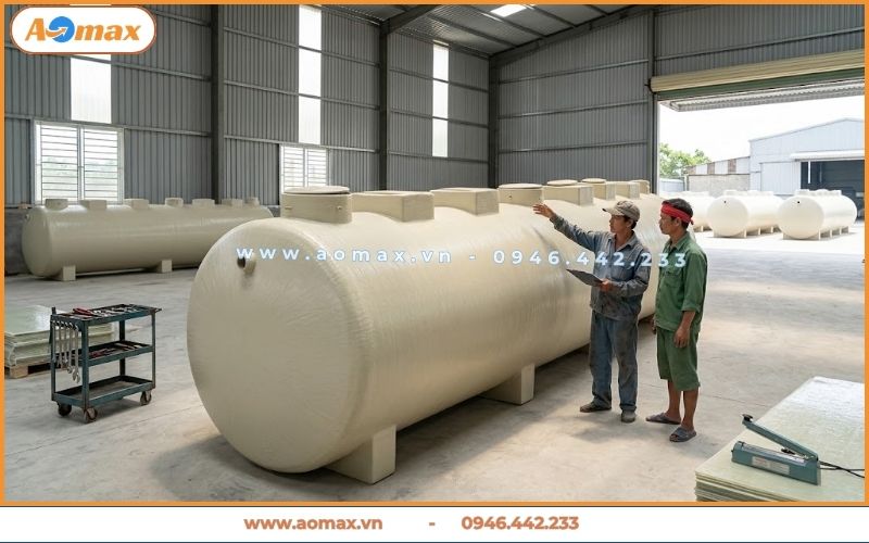 Xưởng AOmax tối ưu chi phí xây dựng hệ thống xử lý nước thải