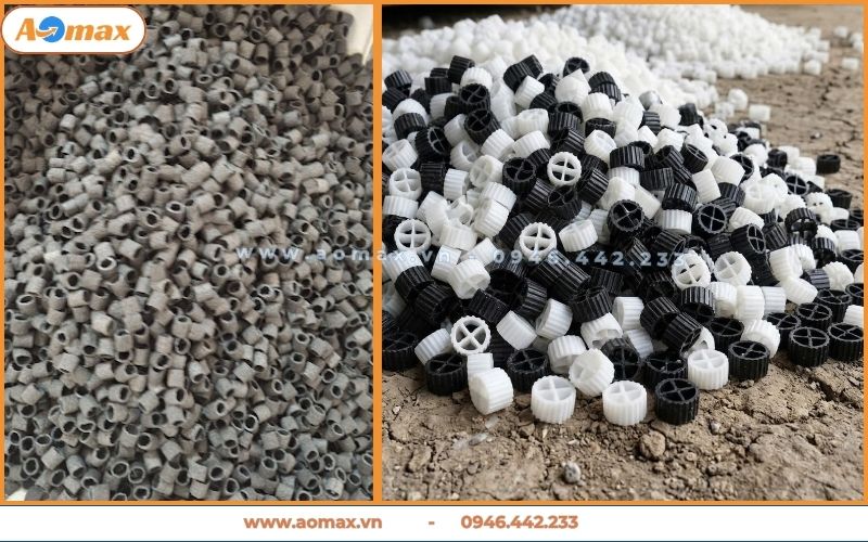Kho hàng giá thể nhựa HDPE cho công nghệ MBBR