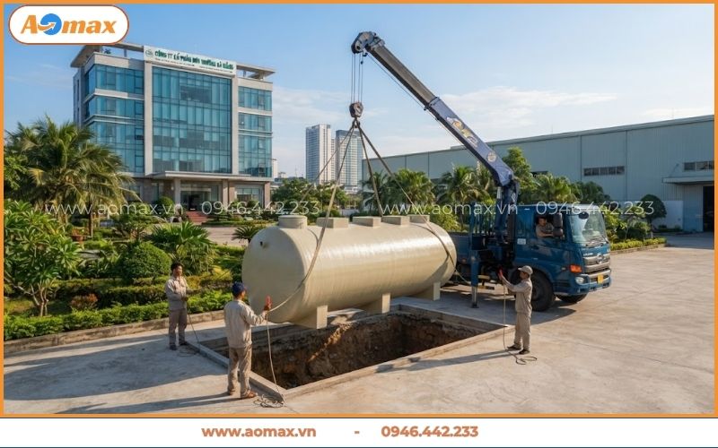 Công ty AOmax thi công xử lý nước thải Đà Nẵng uy tín.