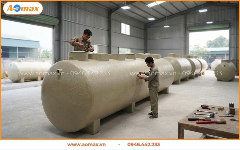 Xưởng sản xuất thiết bị xử lý nước thải Đà Nẵng.