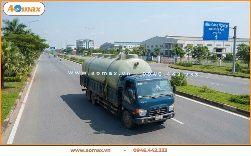 Dự án xử lý nước thải Long An cho nhà máy thủy sản.