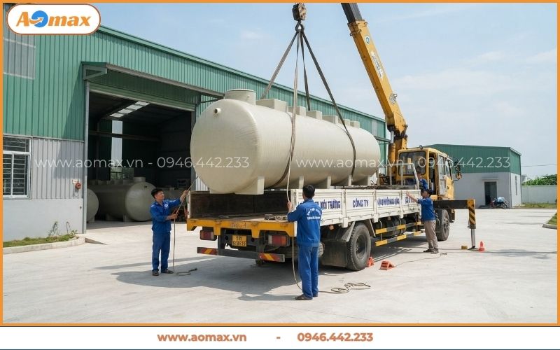 Hệ thống xử lý nước thải Phú Thọ chuẩn bị xuất xưởng